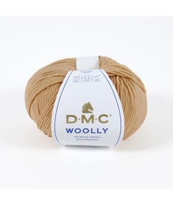 Pelote 100% Laine Vierge Woolly - DMC 134 Abricot