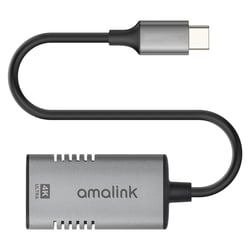Avizar Adaptateur USB-C vers HDMI femelle Câble Smartphone/Tablette Résolution 4K 8cm Noir