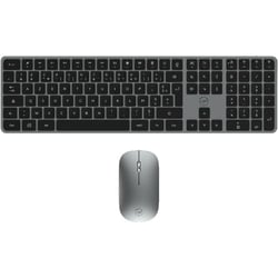 Ensemble clavier + souris Mobility Lab CP430W - Noir - USB 2,4 GHz + Bluetooth - AZERTY