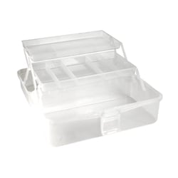 MégaCréa DIY - Boîte de rangement escamotable en plastique 33 x 20 x 15 cm