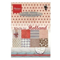 Bloc de 32 papiers scrapbooking 15 x 21 cm Marianne Design MADE IN HOLLAND