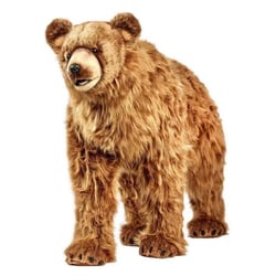 Hansa Peluche Geante Ours Brun 4 pattes 80 cm H et 135 cm L - Hansa Peluches G antes