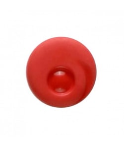 Carte de 4 boutons smile rouge 20mm - Distrifil Rouge
