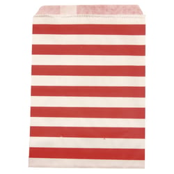 Sachets pour aliments rayé 12,9x16,8 cm Lot de 25 pièces