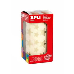 Apli Agipa - Gommettes rouleau Étoile Doré métallisé x 2 360
