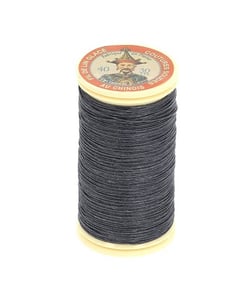 Fil lin glacé 30 m – Fil au Chinois – N° 40 – Fil de lin retors, lisse, résistant 174 Gris Très Foncé