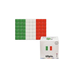 Kit mosaïque DIY pixel art - Drapeau Italie - Mini