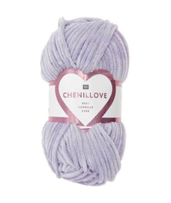 Découvrez le Confort et la Douceur de la Pelote Velours Creative Chenillove 100GR de Rico Design 07 Lilas clair violet
