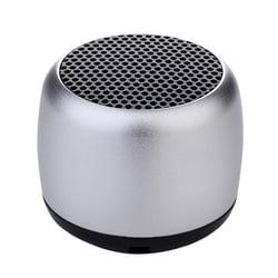 Mini Enceinte Bluetooth Sans Fil TWS Anti-Bruit Etanche Son Haute Qualité e Argent YONIS