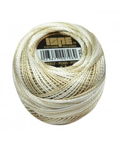Coton perlé ISPE N°8 - 10GR - Distrifil 025 Vanille
