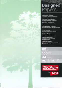 Pack 100 feuilles illustrées Arbre