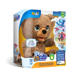 Play - i – poe, Mon Ours createur d histoires – Peluche interactive - GP TOYS - Jaune