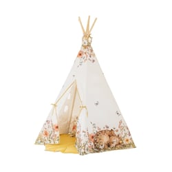 Tente Tipi avec tapis "Wildflowers"