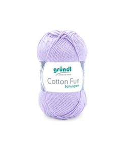 Fil à tricoter COTTON FUN - Gründl - certifié Oeko-Tex 35 Violet