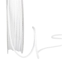 Bobine 30m cordelière polyester 2mm blanc