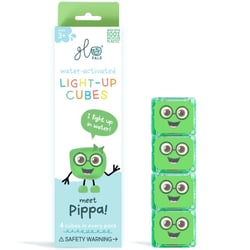 4 cubes lumineux Pippa vert Glo Pals