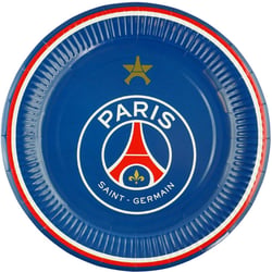 6 Assiettes Foot PSG