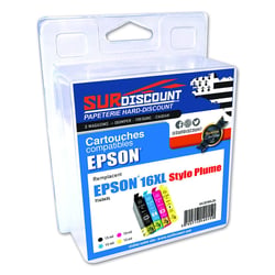 EPSON 16XL pack de 4 cartouches compatibles SURDISCOUNT