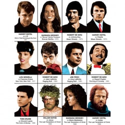 Affiche 30x40 cm - Martin Scorsese characters - Olivier Bourdereau
