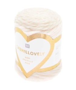 Découvrez le Confort et la Douceur de la Pelote Velours Creative Chenillovely 50GR de Rico Design 01 Creme