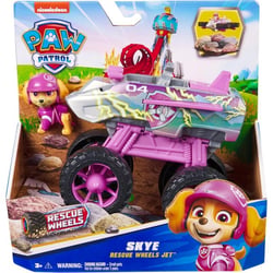 Coffret pat patrouille rescue wheels : tout terrain transformable en avion + stella - vehicule - figurine chien - paw patrol - spin master