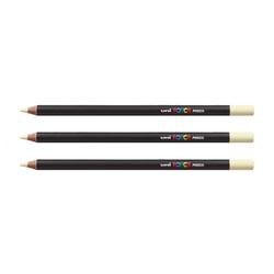 Crayon de couleur POSCA - KPE200 I - Ivoire - Lot de 3