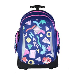 Sac à dos à roulettes 2 compartiments Doodle Multicolore Bodypack