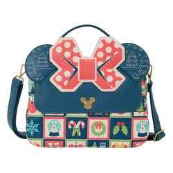Disney - Sac à bandoulière Mickey and Minnie Holiday By Loungefly