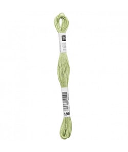 Fil à broder mouliné Uni - Rico Design 190 Vert