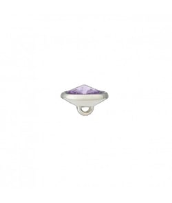Bouton imitation diamant à queue 12 à 14mm - Prym 14-lilas