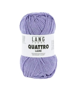 Fil à tricoter de coton QUATTRO LAME - Lang Yarns 07 Violet