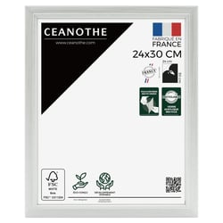 Cadre photo Perle gris clair 24x30 cm