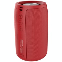 Enceinte Bluetooth Camouflage HiFi Bass 5W Sans Fil USB AUX Longue Autonomie Rouge YONIS