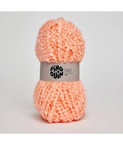 Fil à tricoter PINGO CURLY - 100GR - Pingouin Peche Rose