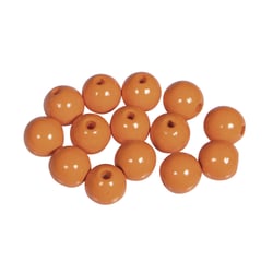 Perles en bois polies 10mm ø