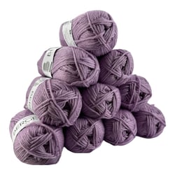 Pelote de laine - Lilas - 50% Laine mérinos 50% acrylique - Bergère de France - Image
