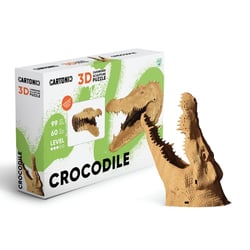 Cartonic® Sculpture-Puzzle 3D carton - Crocodile