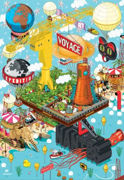 Puzzle 1000 pièces - Nantes - Grue Titan - Grafika