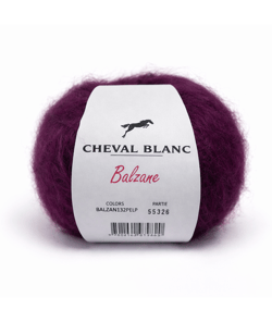 Fil vaporeux & raffiné BALZANE - Cheval Blanc 132 Grenat