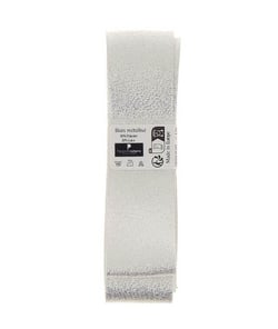 Biais métallisé 1,5m x 20mm - Passion Rubans Argent