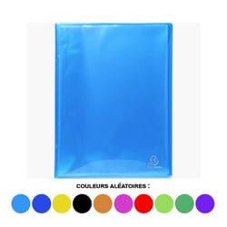 Porte-vues - Lutin - 100 vues - Polypro semi-rigide - A4 - Couleurs assorties - Exacompta