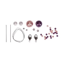 Kit: Ange porte - bonheur, abricot / mûre, 2,4x1,5x5,1cm, 2 couleurs 2 pces