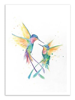 Affiche - Happy Humminbirds - Marc Allante