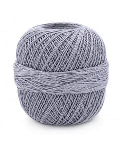 Coton à crocheter HAKELGARN 10 - Grundl - certifié Oeko-Tex Gris (10)