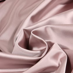 Tissu Satin Duchesse extensible Rose clair