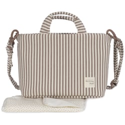 Sac à langer Praliné Rayures Moka Walking Mum