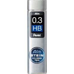 Pentel Mines fines pour porte-mines AIN STEIN C273, 0.3mm dureté HB
