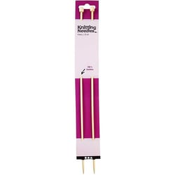 2 Aiguilles À Tricoter En Bambou 35 cm - Ø 4 mm
