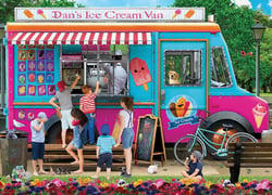 Puzzle 1000 pièces - Dan's Ice Cream Van - Eurographics