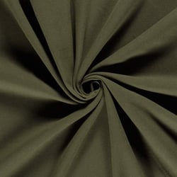 Tissu Drap de manteau Coeur de Laine uni  Vert kaki
